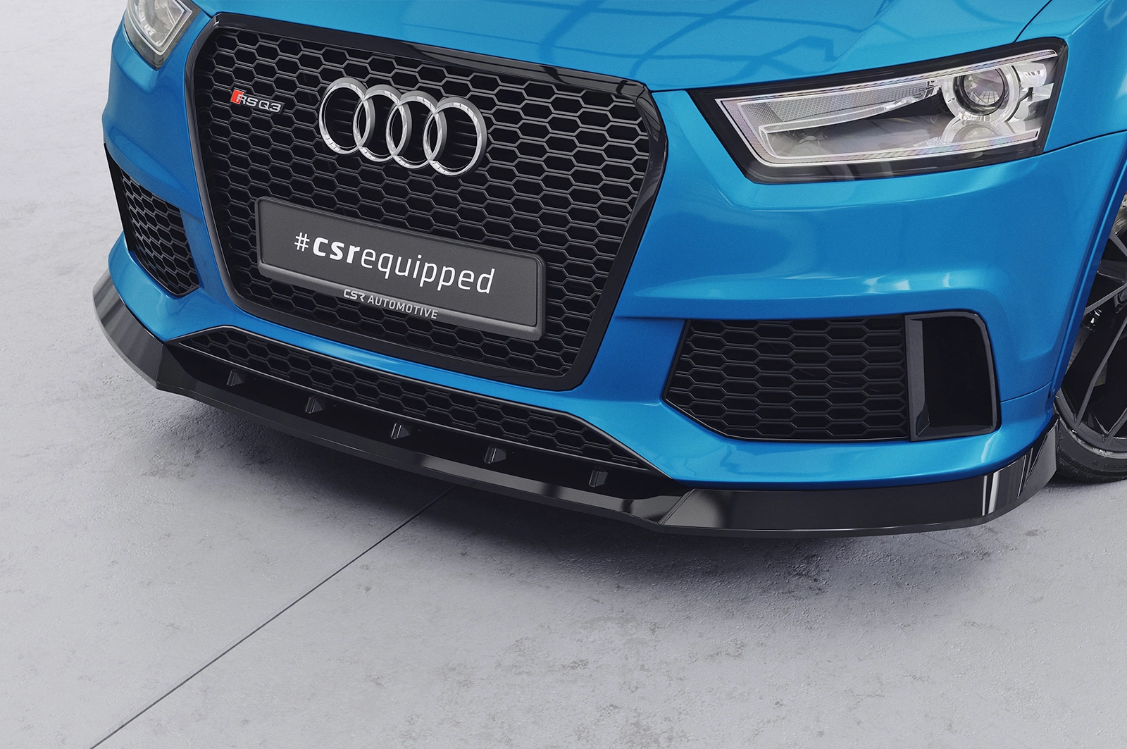 Voorspoiler Audi RSQ3 glans zwart