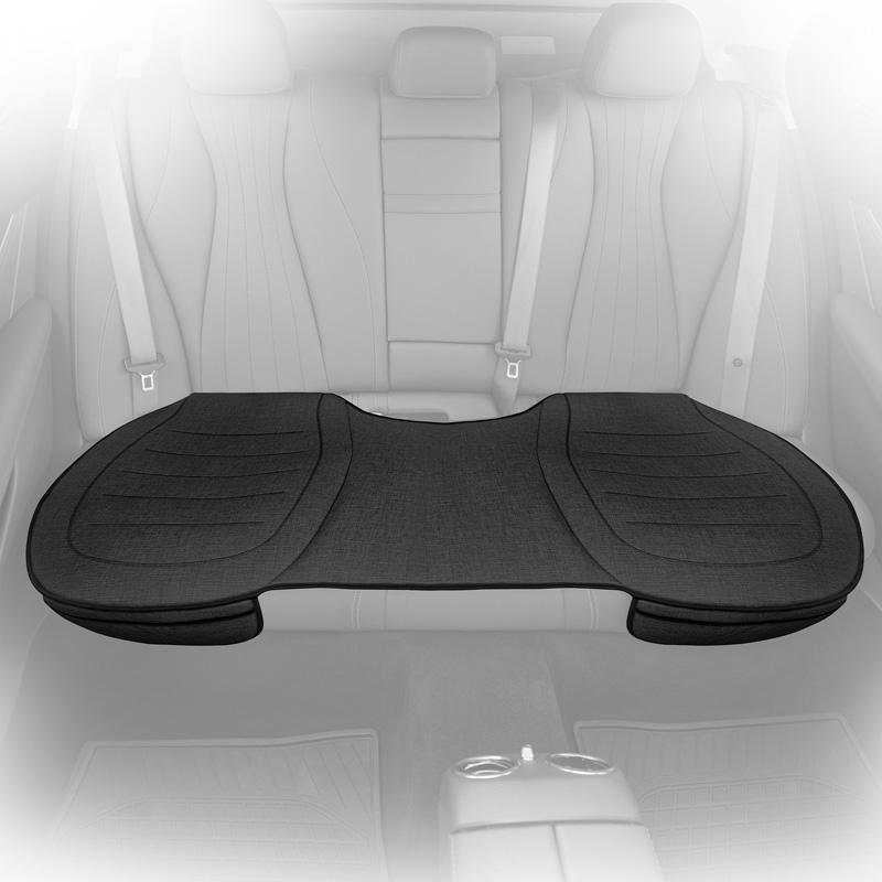 Coussin de siège universel 'Rear' en Lin Noir - 1 pièce