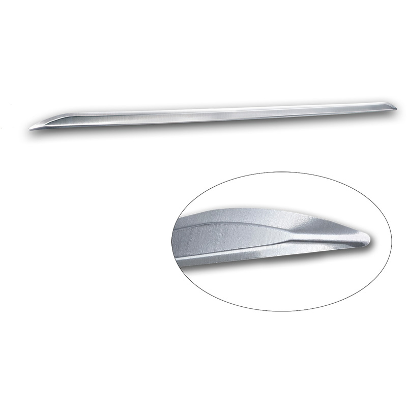 Avisa Revêtement d'habillage du hayon du coffre inox brossé sur mesure pour Mercedes Classe V (W447) 2014-2019, Facelift 2019-2024 & Facelift 2024-