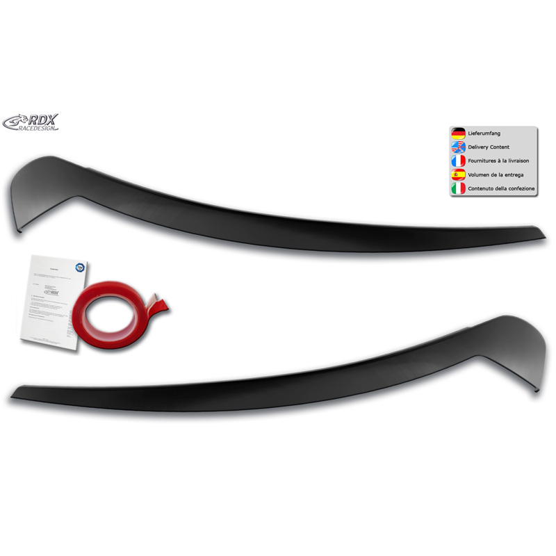 Spoilers de phares sur mesure pour Volkswagen ID.3 2020- (ABS)