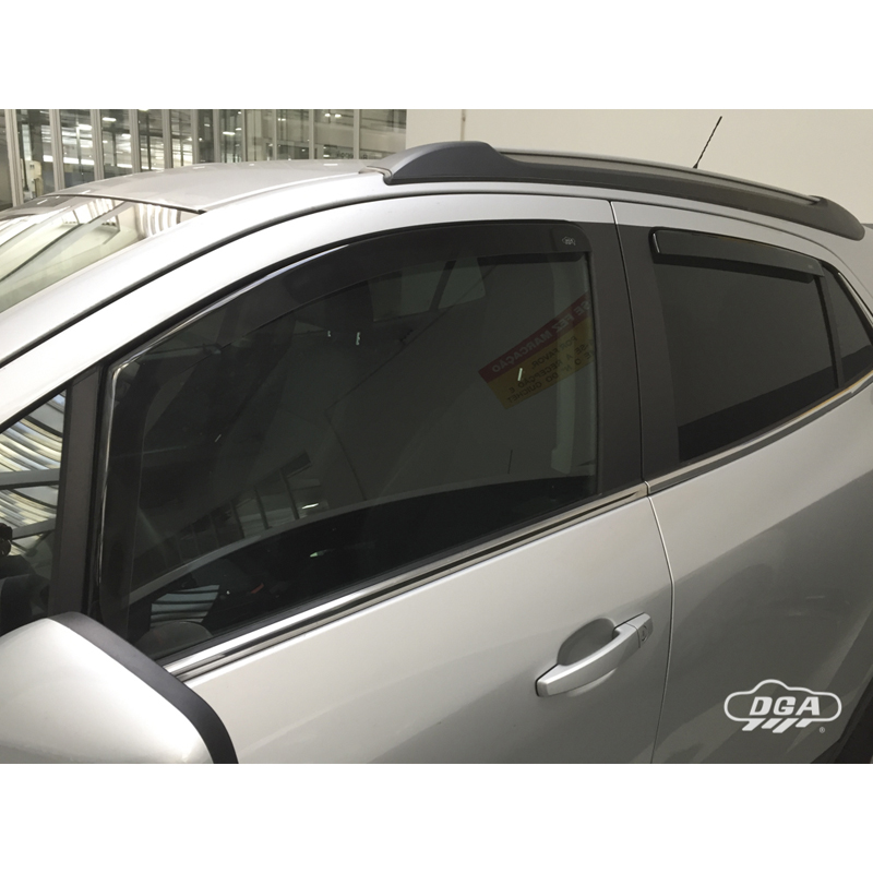 DGA Jeu de Déflecteurs d'Air sur mesure pour Opel Mokka & Mokka X (J13) 2012-2020 (4-pièces)