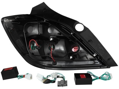 Feux arriere Opel Astra H LED rouges/blanc
