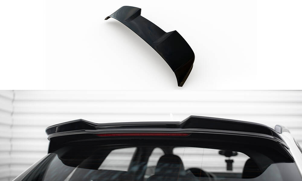 Spoiler passend voor Audi S3 / A3 S-Line 8V Sportback / Hatchback Maxton Glans Zwart