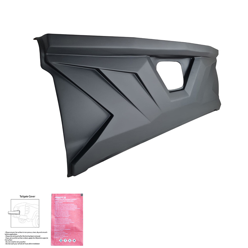 Protecteur de hayon sur mesure pour Mitsubishi L200 Triton 4 2010-2014 - Noir mat
