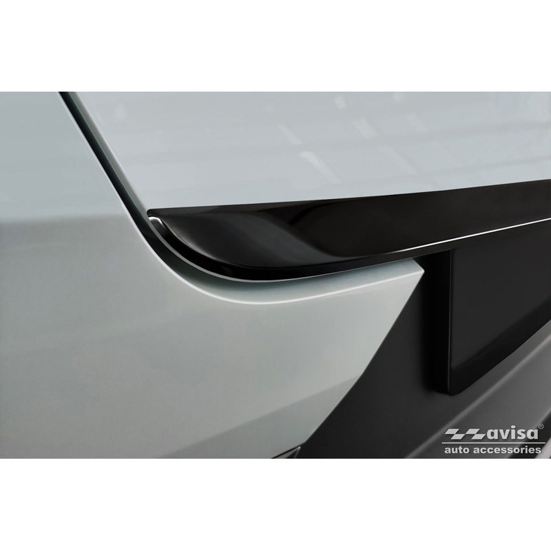 Moulure de hayon en Inox Noir Chrome sur mesure pour Renault Captur II 2019- & Mitsubishi ASX II 2023-