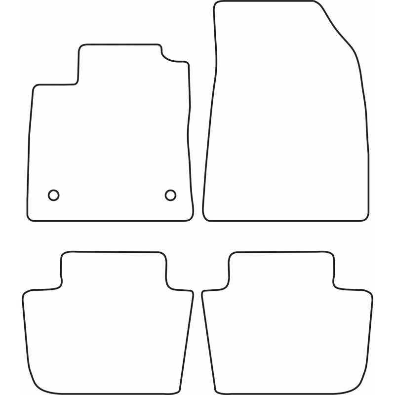 Set de tapis de sol sur mesure pour MG 4 (EV) 2022-