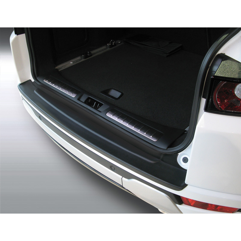 Protection de seuil arrière (ABS) sur mesure pour Landrover Evoque 5 portes 2011-2019 Noir