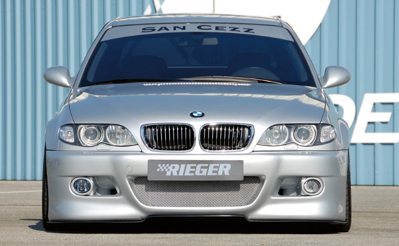Voorbumper passend voor BMW E46 M3-Look vanaf 2002 RiegerVoorbumper passend voor BMW E46 M
