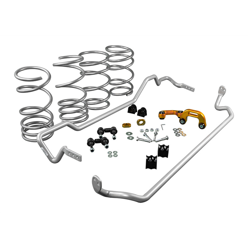 Whiteline Grip-Série 1 Kit de barre stabilisatrice et de ressort d'abaissement sur mesure pour Subaru Impreza Sedan GD/Hatchback 4WD 2002-2007