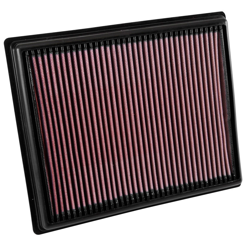 K&N Filtre à air de remplacement sur mesure pour Audi A1 1.6D 115PS, Audi S1 2.0, Seat Ibiza 1.8, Toledo 1.6D, Skoda Rapid 1.6 incl TDi, VW Polo 1.8 2014- (33-3035)