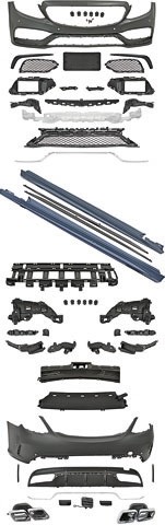 Bumper set W208