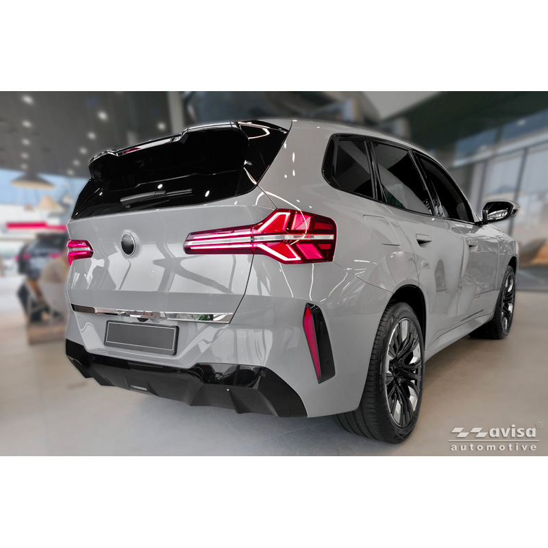 Avisa Revêtement d'habillage du hayon du coffre inox Chrome sur mesure pour BMW X3 (G45) 2024- excl. M-Sport