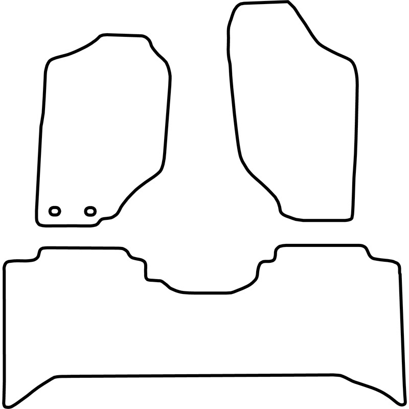 Set de tapis de sol sur mesure pour Opel Frontera 1998-2004