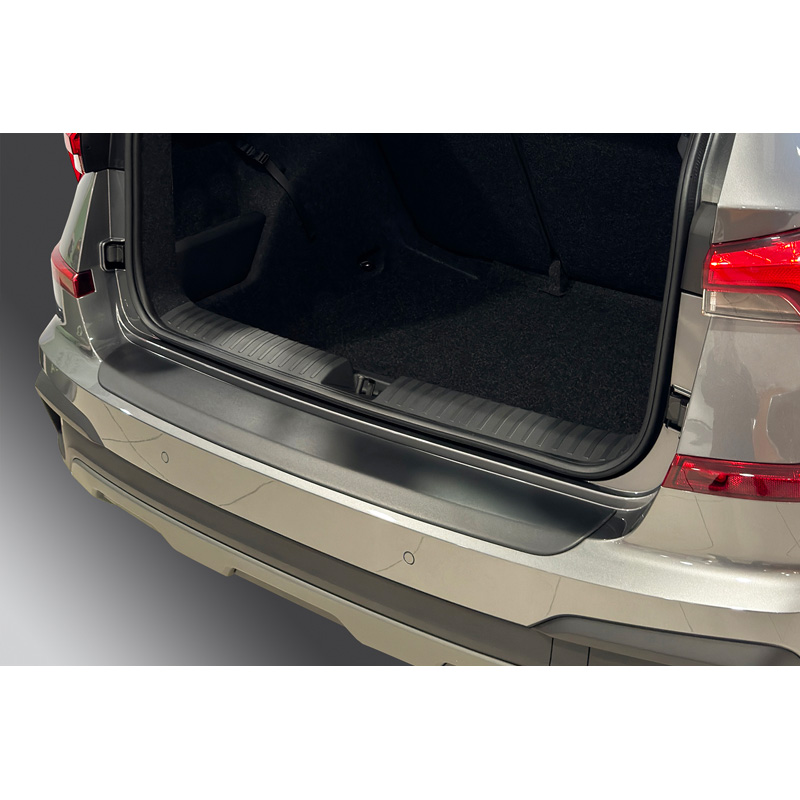 RGM Protection de seuil arrière (ABS) sur mesure pour Skoda Kamiq Facelift 07/2024- Noir