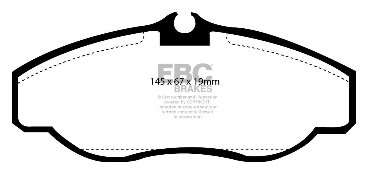 EBC Brakes ALFA ROMEO Montreal 2.6 70-77 Remblokken voorzijde re