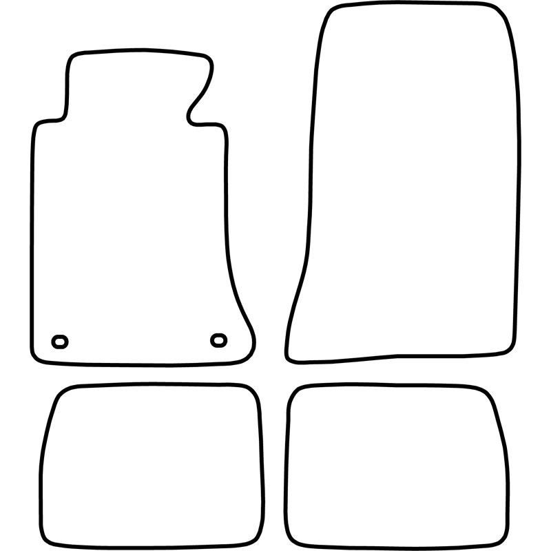 Set de tapis de sol sur mesure pour Mercedes Classe E W124 1985-1995