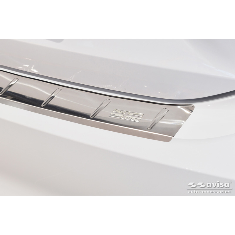 Protection de seuil arrière inox sur mesure pour MG 5 SW (EV) 2022- 'British Flag'