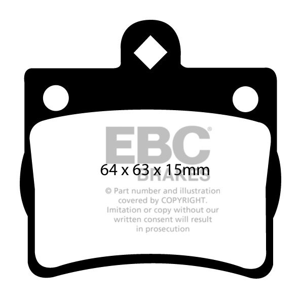 EBC Brakes MERCEDES C-Class (W202) C200 Sedan 96-2000 Remblokken