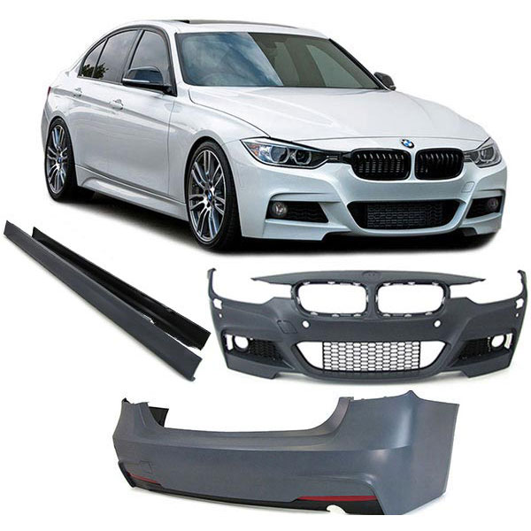Grill Nieren BMW 3 Serie F30 Zwart mat