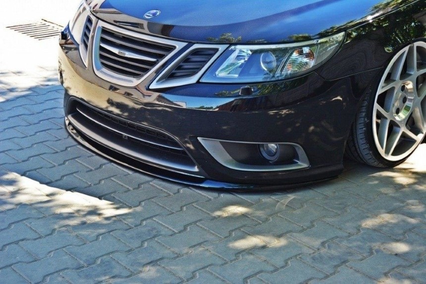 Voorspoiler Saab Turbo X Maxton Design glans zwart