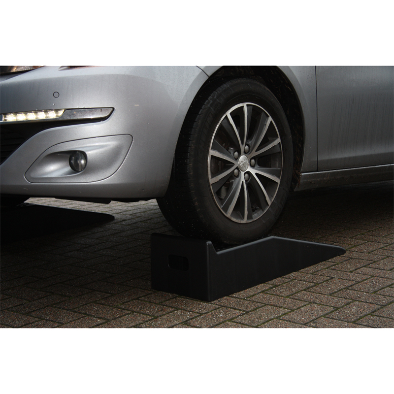 Set de rampes des voitures en matière synthétique - noir - set à 2 pièces (Hauteur 17cm)