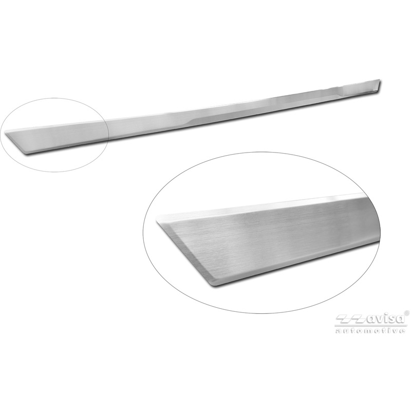 Avisa Revêtement d'habillage du hayon du coffre inox brossé sur mesure pour BMW X3 (G45) 2024- excl. M-Sport
