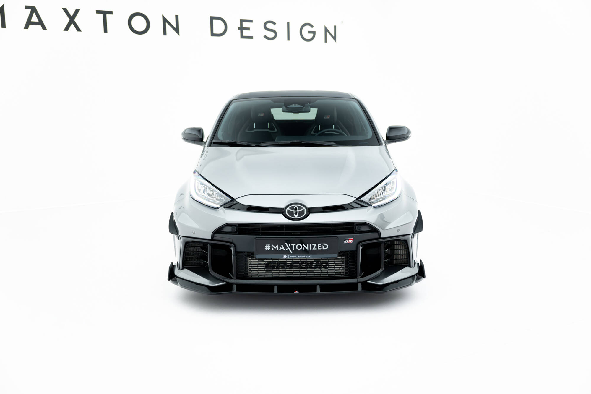 Voorspoiler + Flaps Toyota GR Yaris MK4 Facelift Maxton Glanzend zwart