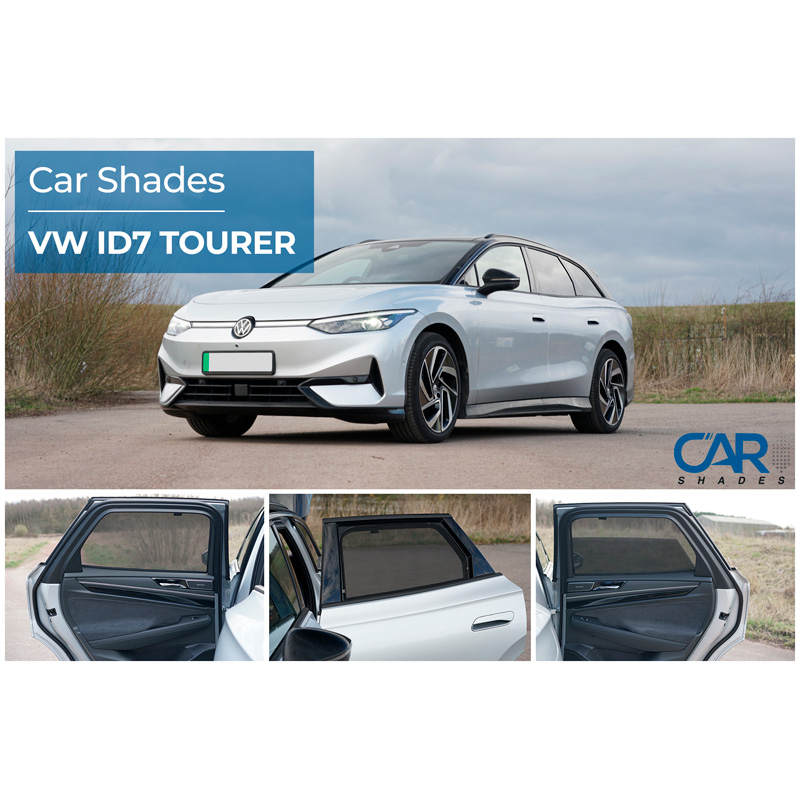 Set de Car Shades (portes arrières) sur mesure pour Volkswagen ID.7 Tourer 2024- (2-pièces)
