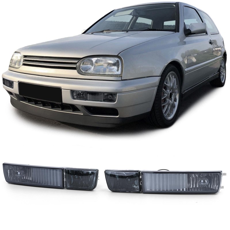 Indicateurs + Faros antiniebla VW Golf III/Vento noire