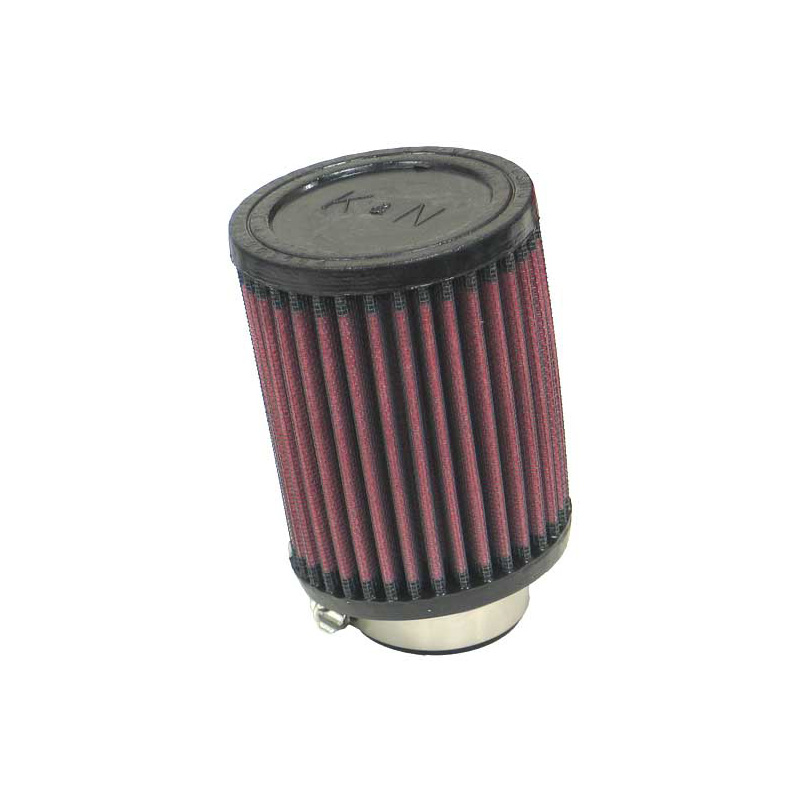 K&N Filtre à Air Universel Cylindrique 45mm raccordement, angle 10 degrés, 89mm diamètre, 114mm hauteur (RU-1030)