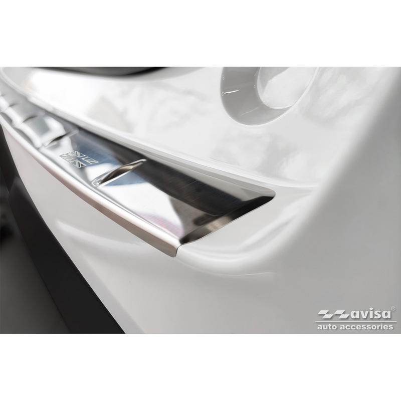 Protection de seuil arrière inox sur mesure pour MG 4 (EV) 2022- 'British Flag'