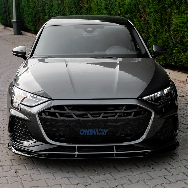 Oneway Kit carrosserie complet sur mesure pour Audi A3 (8Y) Sedan S-Line/S3 Facelift 2025- - Noir brillant