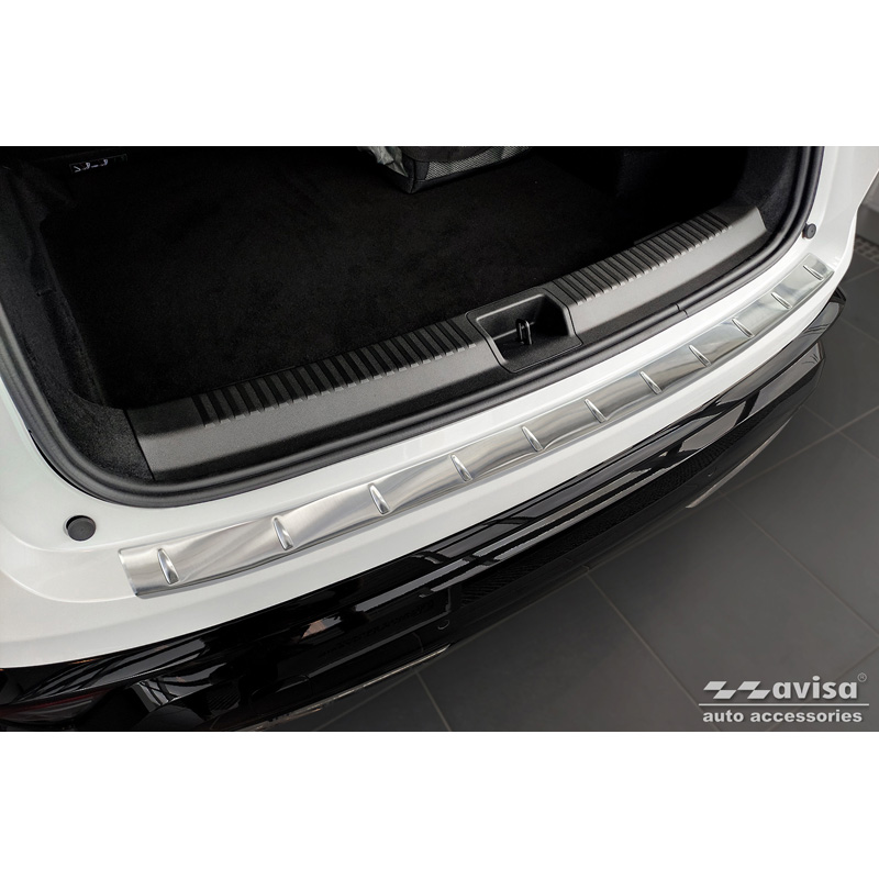 Protection de seuil arrière inox sur mesure pour Renault Espace VI E-Tech Hybrid 2023- 'Ribs'