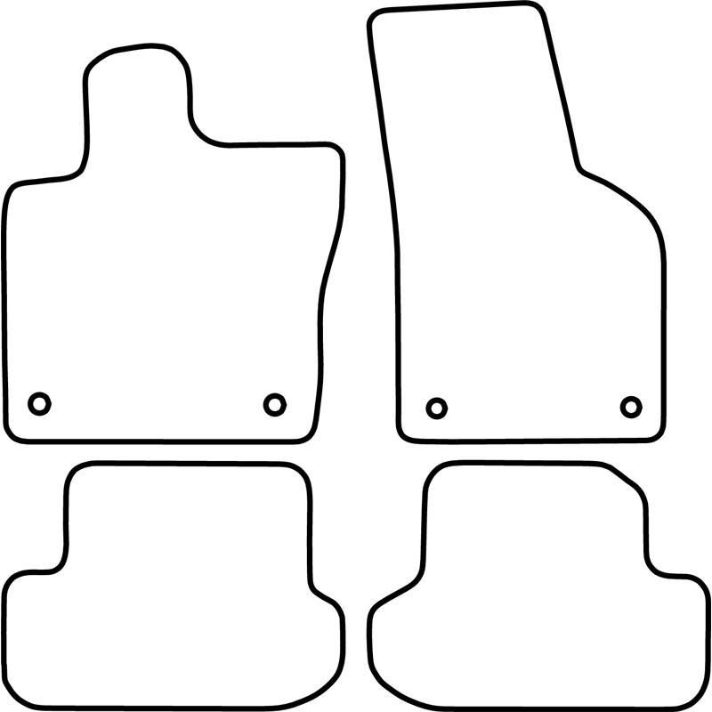 Set de tapis de sol sur mesure pour Volkswagen Beetle 2011-