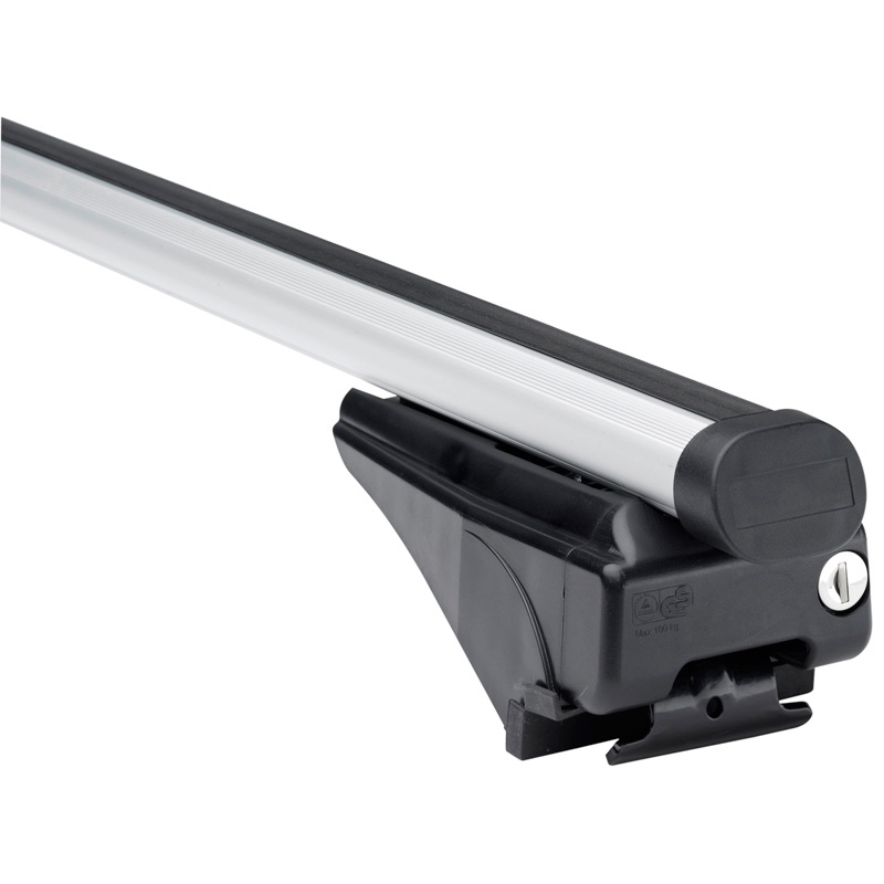 Jeu de barres de toit Twinny Load Aluminium A99 pour modèles divers avec barres longitudinales intégrées ou petites ouvertes d'origine