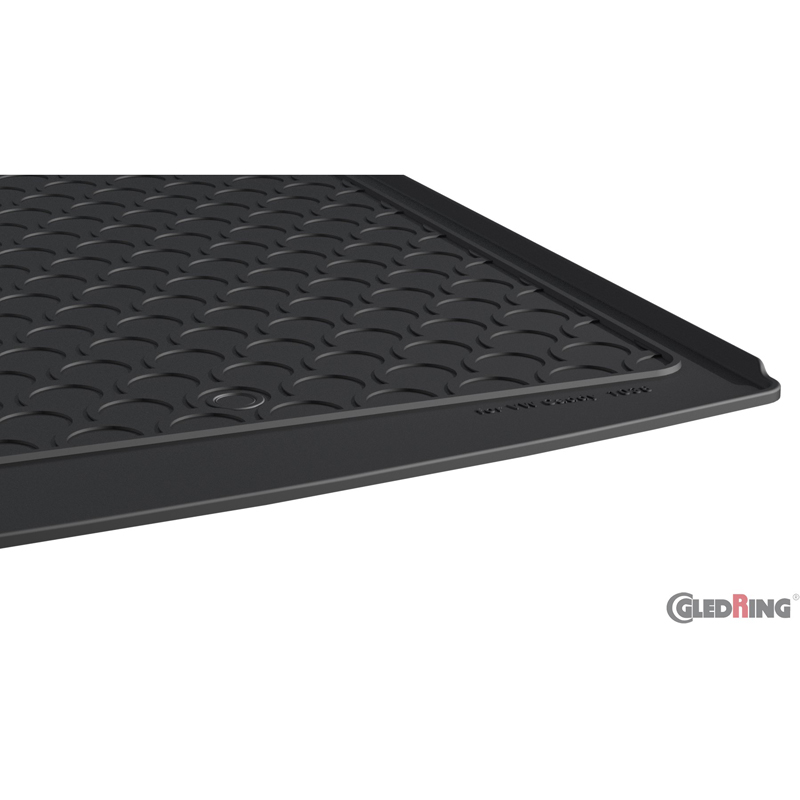 Coquille coffre-arrière Rubbasol (caoutchouc) sur mesure pour Volkswagen Caddy Life 5-portes 2010-2015 & 2015-2020