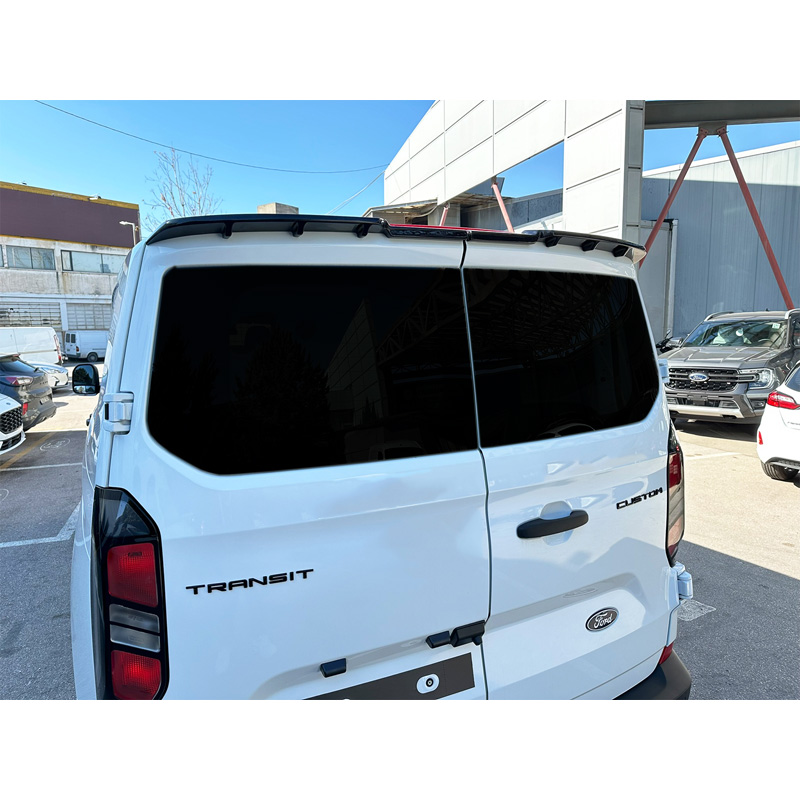 Becquet de toit sur mesure pour Ford Transit Custom (V710) 2023- & Volkswagen Transporter T7 2024- (avec 2 portes arrières) (PU)