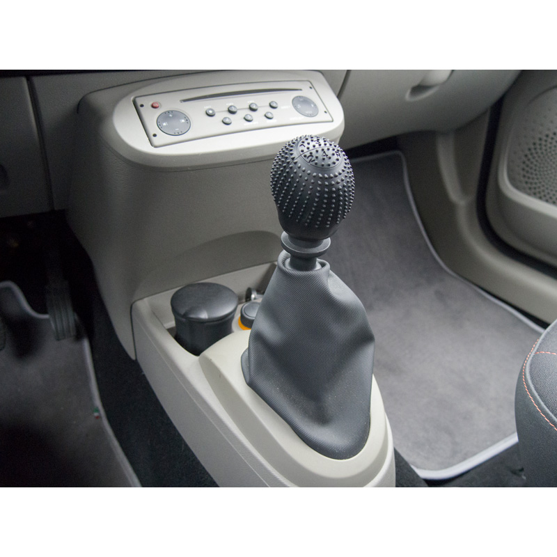 Simoni Racing Housse pour Pommeau de Vitesse Grip - Silicone Noir