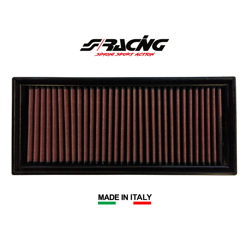 Simoni Racing Filtre à air de Remplacement sur mesure pour Alfa Romeo 147 & GT 1.6L-L4 16v & & 1.8L L4 & 2.0L-L4 16v 2000-