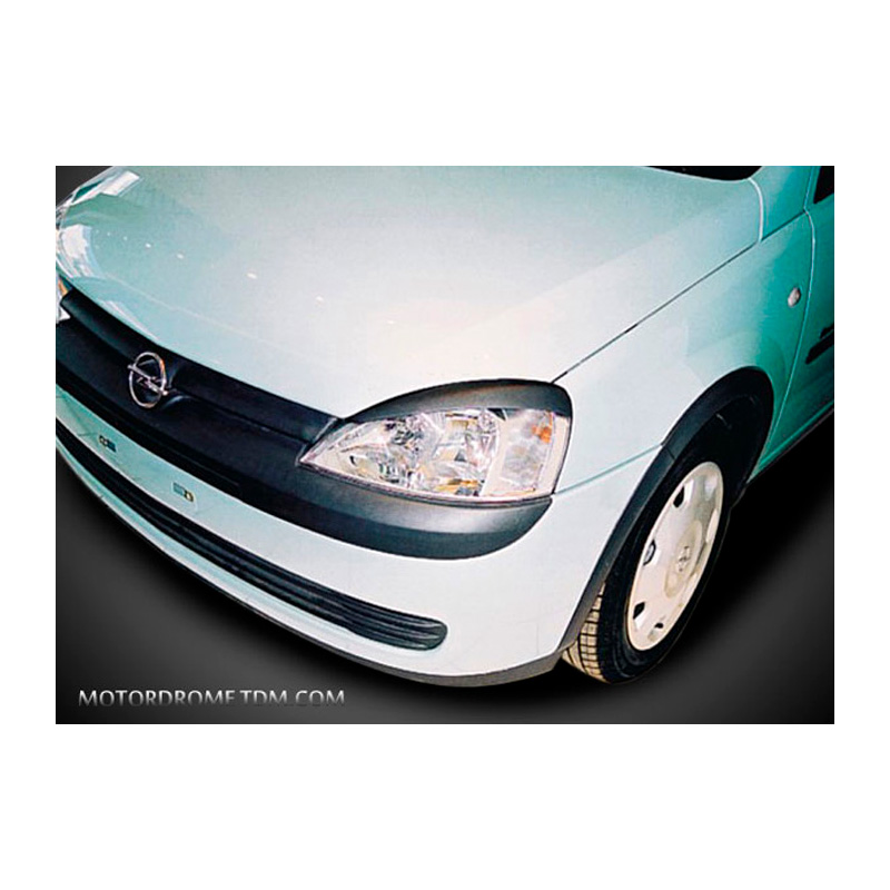 Casquettes de Phares sur mesure pour Opel Corsa C 2000-2006 (ABS)