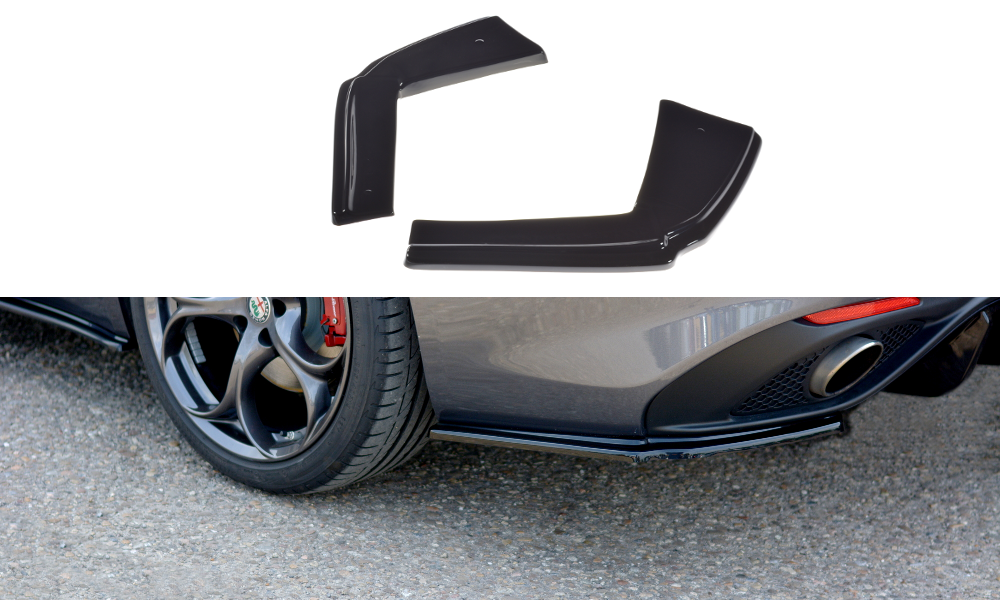 Zijdiffusers Alfa Romeo Giulia Veloce Maxton Glans Zwart