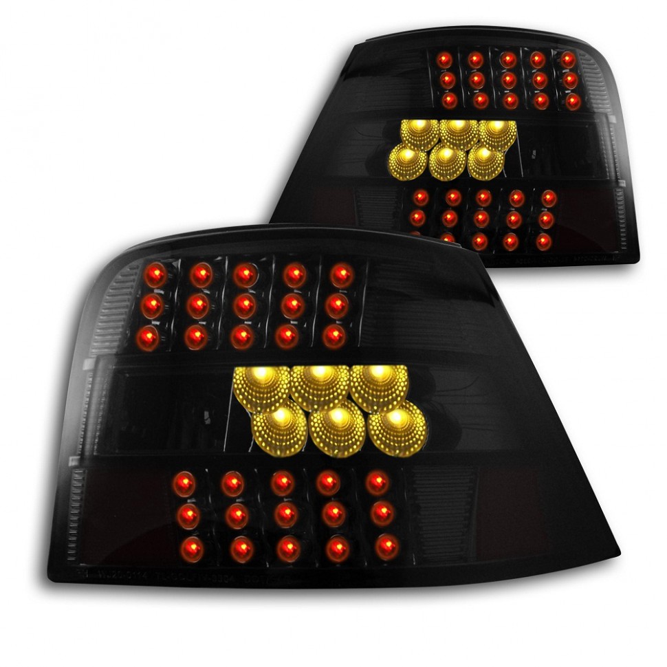 Feux arriere VW Golf IV LED old-skool de fumee
