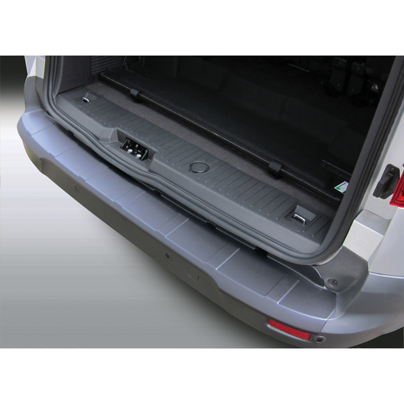 Protection de seuil arrière (ABS) sur mesure pour Ford Tourneo Connect & Grand Tourneo Connect 2014-2022 / Transit Connect 2014- Noir