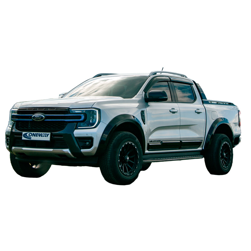 Jeu de baguettes de porte sur mesure pour Ford Ranger T9 2022- - Noir mat
