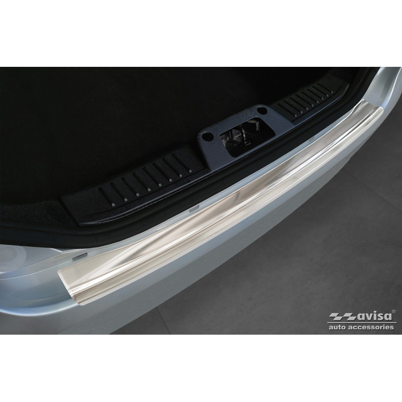 Protection de seuil arrière inox sur mesure pour Ford Fiesta 3/5-portes 2008-2012 & FL 2012-2017 incl. Fiesta Van
