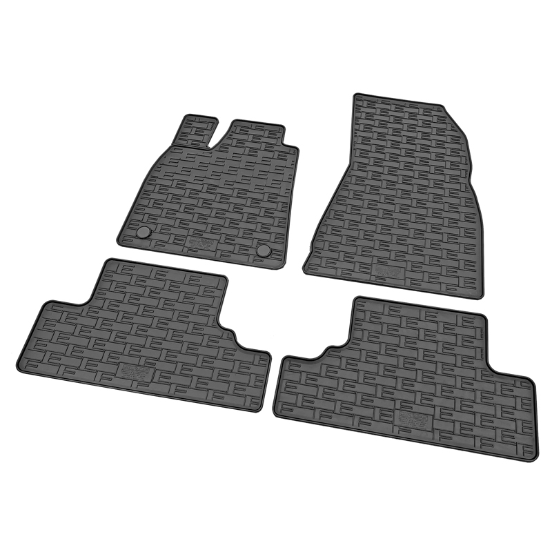 CIKCAR Set tapis de caoutchouc sur mesure pour Renault R5 E-Tech 2024- & Nissan Micra VI EV 2025- & Alpine A290 EV 2024- (4-pièces + points de fixage)