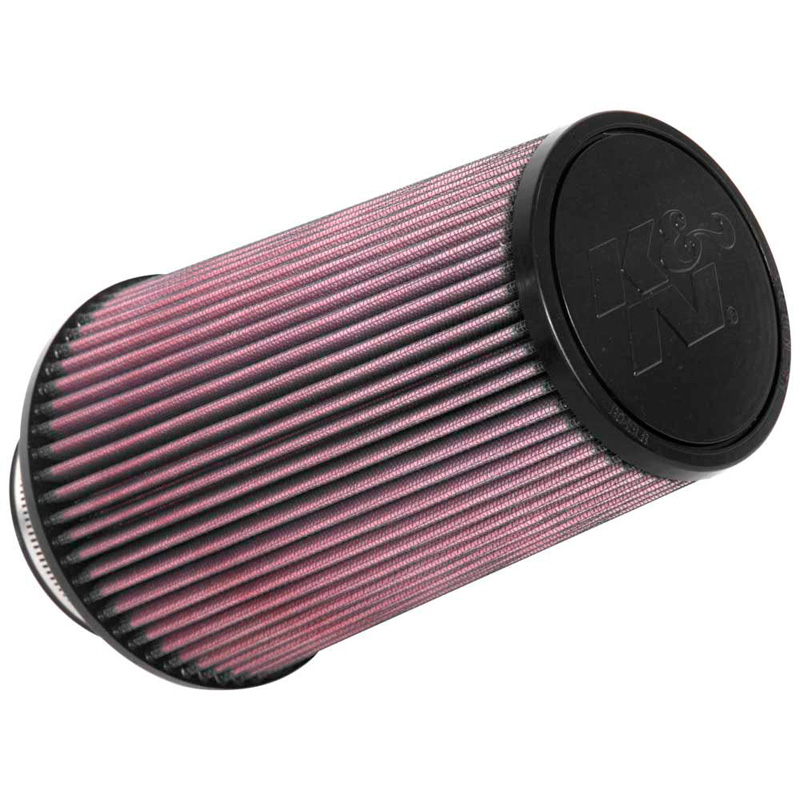 K&N Filtre à Air Universel Conique 89mm raccordement, 152mm de base, 114mm en haut, hauteur 229mm (RU-3690)