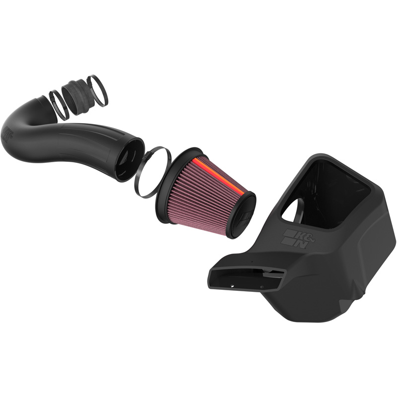 K&N NextGen d'admission d'air froid  sur mesure pour Jeep Grand Cherokee & Dodge Durango 5.7L V8 2011-2025 (50-1563)