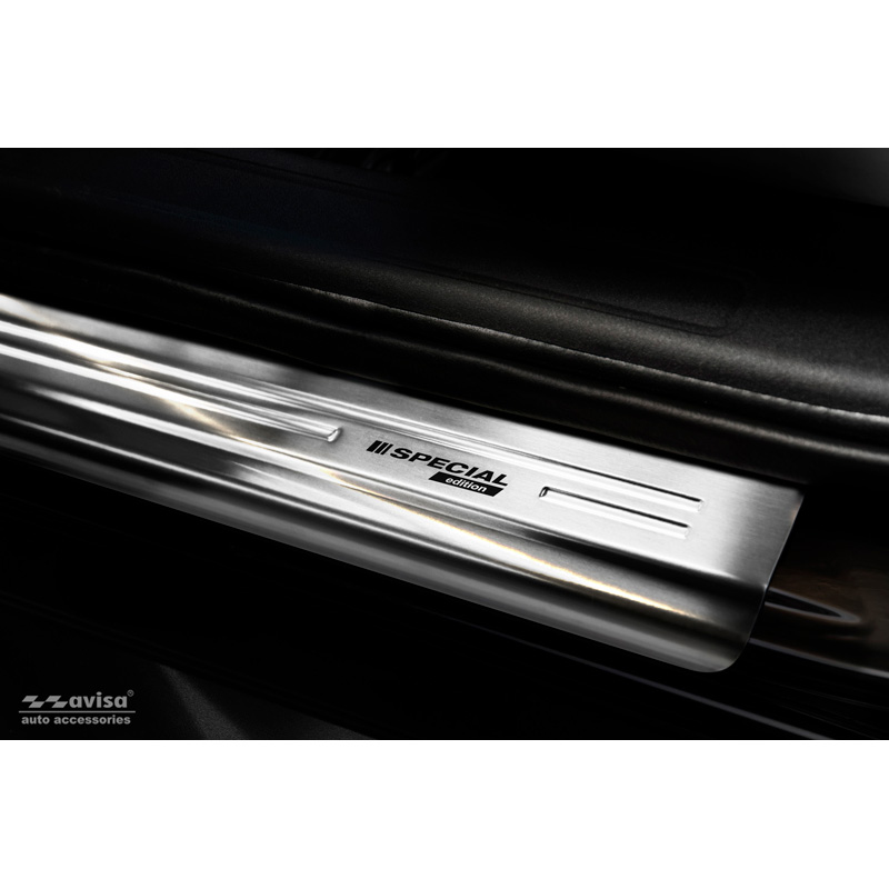Seuils de portes inoxydable sur mesure pour Mitsubishi Outlander III 2012- - 'Special Edition' - 4-pièces