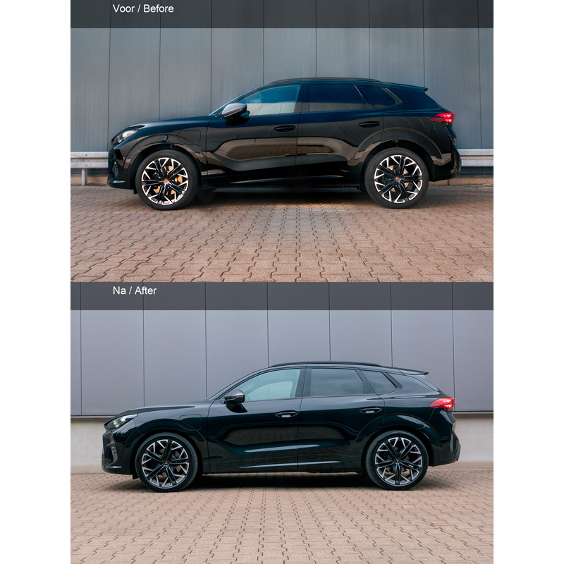 Ressorts d'abaissement H&R sur mesure pour Cupra Terramar (KP1) 1.5 eHybrid PHEV incl. amortisseurs adaptatifs 2024- AV30/AR40mm